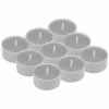New * Lot De 9 Bougies Parfumees Chauffe-Plat "Trendie" Perle Givree