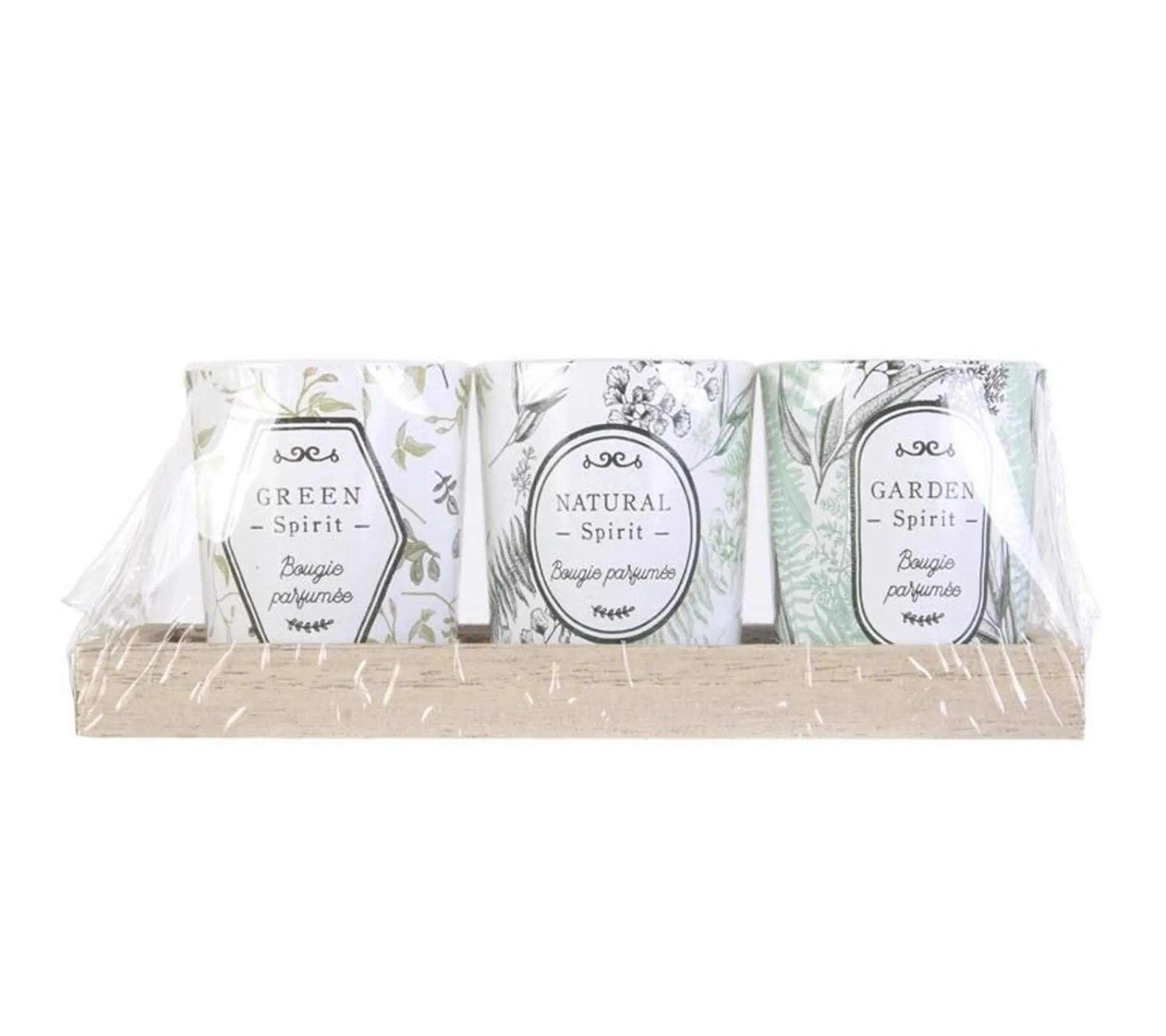 Online * Lot De 3 Bougies Parfumees "Garden" 5Cm Fleurs De Coton