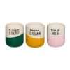Flash Sale * Lot De 3 Bougies Parfumees "Arty" 110G Multicolore