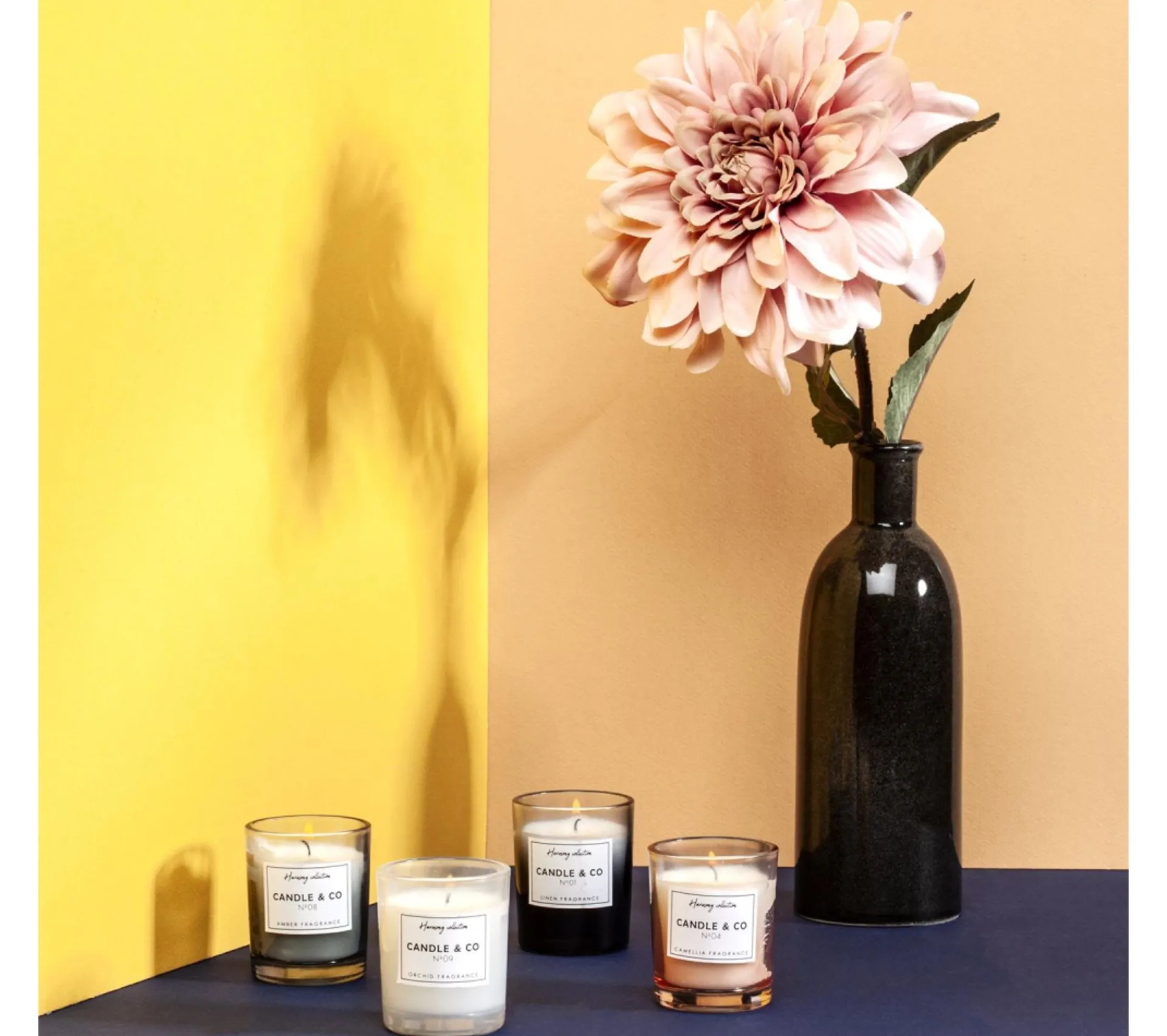 Flash Sale * Lot De 4 Bougies Parfumees "Harmony" 6Cm Multicolore