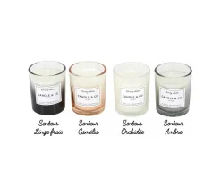 Flash Sale * Lot De 4 Bougies Parfumees
