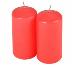 Cheap * Lot De 2 Bougies Pilier "Essentiel" 10Cm Geraniol