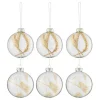 * Guirlande Et Boule De Sapin^Lot De 6 Boules De Noël "Brindilles" 8Cm Transparent