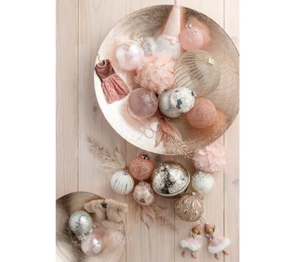 * Guirlande Et Boule De Sapin^Lot De 6 Boules De Noël "Etoiles" 8Cm Argent