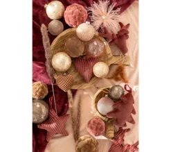 * Guirlande Et Boule De Sapin^Lot De 4 Boules De Noël "Etoiles" 10Cm Bronze