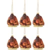 * Guirlande Et Boule De Sapin^Lot De 6 Boules De Noël "Gorille" 9Cm Marron