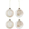* Guirlande Et Boule De Sapin^Lot De 4 Boules De Noël "Pampas" 10Cm Transparent