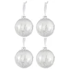 * Guirlande Et Boule De Sapin^Lot De 4 Boules De Noël "Sucre" 10Cm Transparent