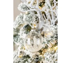 * Guirlande Et Boule De Sapin^Lot De 4 Boules De Noël "Sucre" 10Cm Transparent