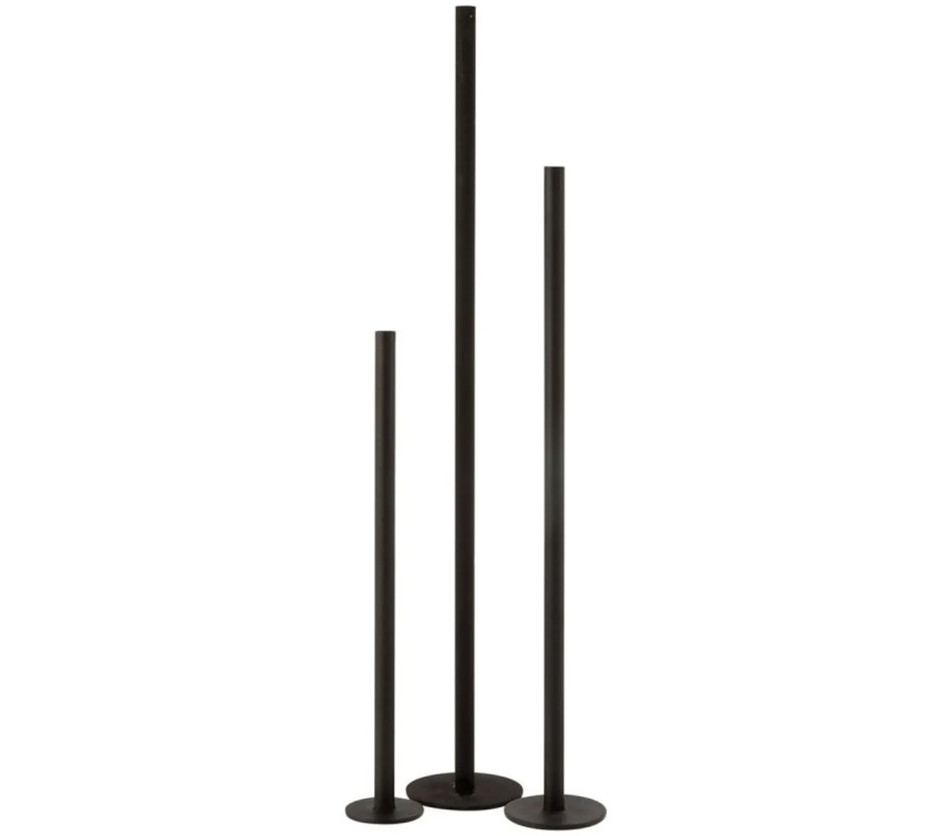 Fashion * Lot De 3 Chandeliers "Marbelous" 100Cm Noir Mat