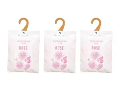 Shop * Lot De 3 Cintres Parfumes "Accro" 14Cm Rose