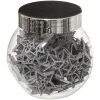 Discount * Lot De 100 Etoiles En Bois "Bocal" 7Cm Argent