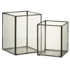 Best * Lot De 2 Photophores Design "Sevina" 20Cm Noir
