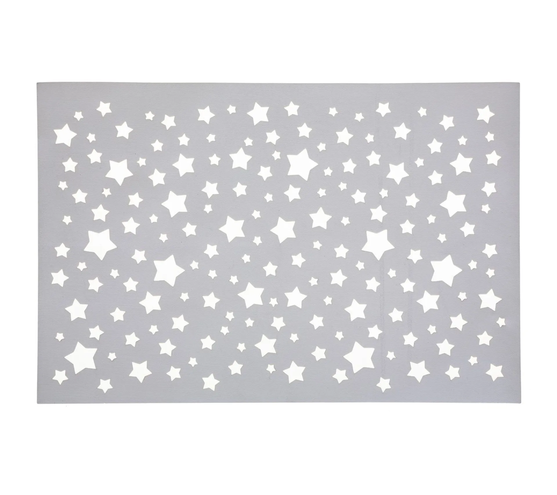 Best Sale * Lot 6X Set De Table De Noël Design Ajoure Etoile - L. 30 X L. 45 Cm - Argent