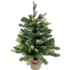 MOBILI REBECCA Sapin Et Accessoire^ Arbre De Noël Artificiel Petit Sapin Vert 60 Cm Avec 80 Branches Base Yuta