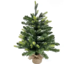 MOBILI REBECCA Sapin Et Accessoire^ Arbre De Noël Artificiel Petit Sapin Vert 60 Cm Avec 80 Branches Base Yuta