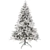 MOBILI REBECCA Sapin Et Accessoire^ Arbre De Noël Enneige Artificiel Pin 210 Cm Pais Realiste 1791 Branches