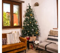 MOBILI REBECCA Sapin Et Accessoire^ Arbre De Noël 180 Cm Pais Sapin Artificiel Vert Avec 800 Branches Realistes