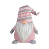 Clearance MOBILI REBECCA Gnome Nain Scandinave Polyester Gris Rose Avec Barbe 30.5X19X13