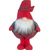 Online MOBILI REBECCA Gnomo Nain De Noël Gris Rouge Tissu 75X16X25