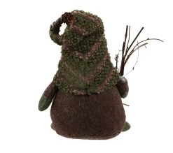 Best Sale MOBILI REBECCA Gobelin Elfe Scandinave Ornement Polyester Marron Vert 28X19X13