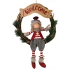 Best MOBILI REBECCA Guirlande De Noël Festoon Pour Exterieur En Tissu Et Osier