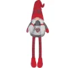 Sale MOBILI REBECCA Nain Longues Jambes Elfe Gris Rouge Tissu Idee De Noël 67X10X14