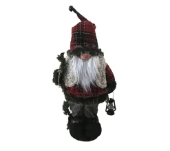 Cheap MOBILI REBECCA Pere Noël Gnome Rouge Gris Polyester Plastique 53X23X13