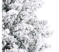 MOBILI REBECCA Sapin Et Accessoire^ Sapin De Noël Blanc 180 Cm 850 Branches Pais Avec 300 Lumieres Led Incluses