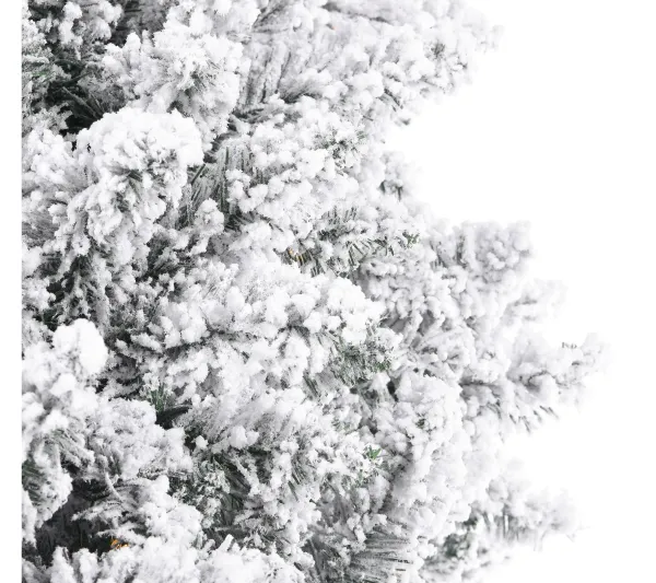 MOBILI REBECCA Sapin Et Accessoire^ Sapin De Noël Blanc 210 Cm 1000 Branches Paisses Avec 400 Lumieres Led Incluses