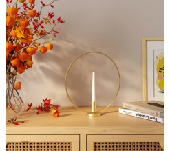 Store MODERN LIVING Bougeoir D29 Cm Circle Dore