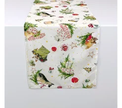 Store NAF NAF Chemin De Table De Noël Puppies 50X150 Cm