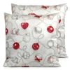 Outlet NAF NAF Housse De Coussin En Velour De Noël Xmas Days 60X60 Cm (2)
