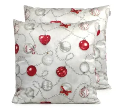 Outlet NAF NAF Housse De Coussin En Velour De Noël Xmas Days 60X60 Cm (2)