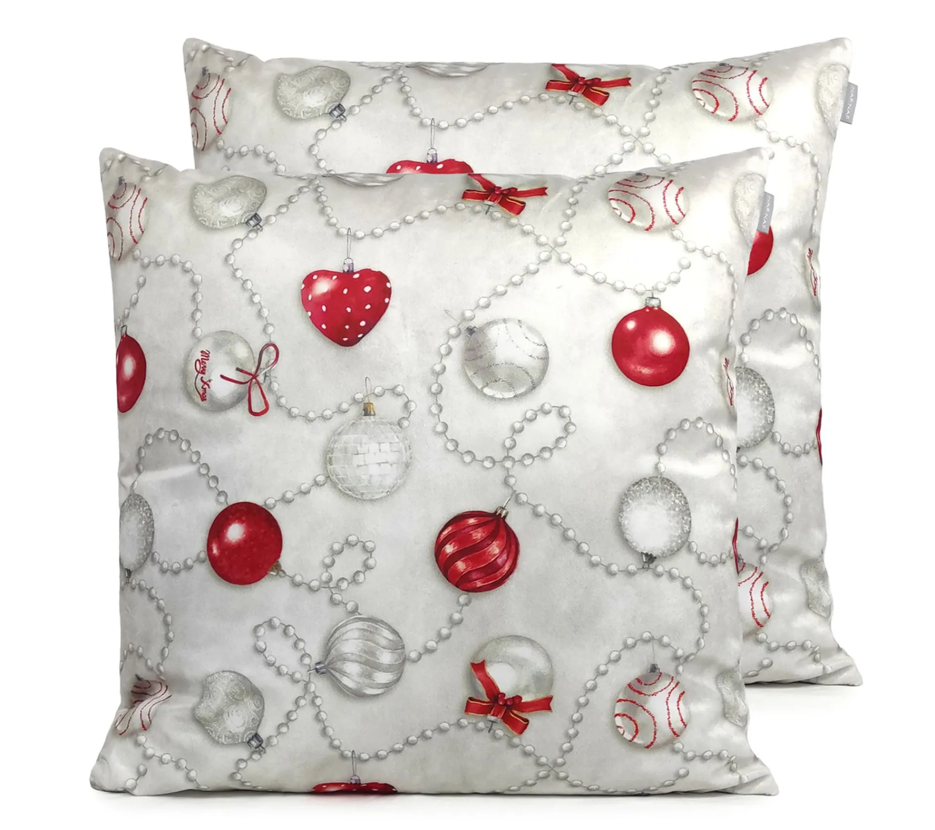 Outlet NAF NAF Housse De Coussin En Velour De Noël Xmas Days 60X60 Cm (2)