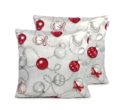 Flash Sale NAF NAF Housse De Coussin En Velour De Noël Xmas Days 45X45 Cm (2)