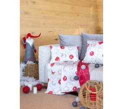 Flash Sale NAF NAF Housse De Coussin En Velour De Noël Xmas Days 45X45 Cm (2)
