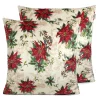 Best NAF NAF Housse De Coussin En Velour De Noël Chamonix 60X60 Cm (2)