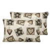 Hot NAF NAF Housse De Coussin En Velour De Noël Warm 30X50 Cm (2)