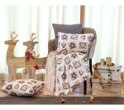 Cheap NAF NAF Housse De Coussin En Velour De Noël Warm 60X60 Cm (2)