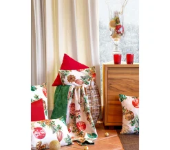 Discount NAF NAF Housse De Coussin En Velour De Noël Décoration 60X60 Cm (2)