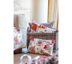 New NAF NAF Housse De Coussin En Velour De Noël Naive 45X45 Cm (2)