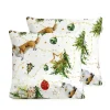 Discount NAF NAF Housse De Coussin En Velour De Noël Puppies 45X45 Cm (2)