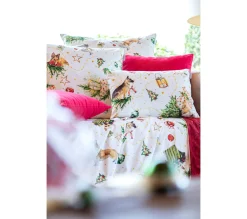 Discount NAF NAF Housse De Coussin En Velour De Noël Puppies 45X45 Cm (2)