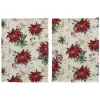 Best Sale NAF NAF Lot De 2 Torchons De Noël Chamonix 50X70 Cm
