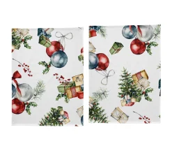 Online NAF NAF Lot De 2 Torchons De Noël Presents 50X70 Cm