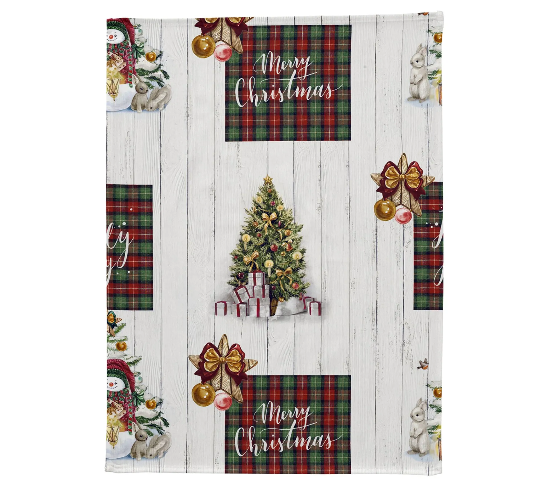 Best Sale NAF NAF Lot De 2 Torchons De Noël Holly Jolly 50X70 Cm