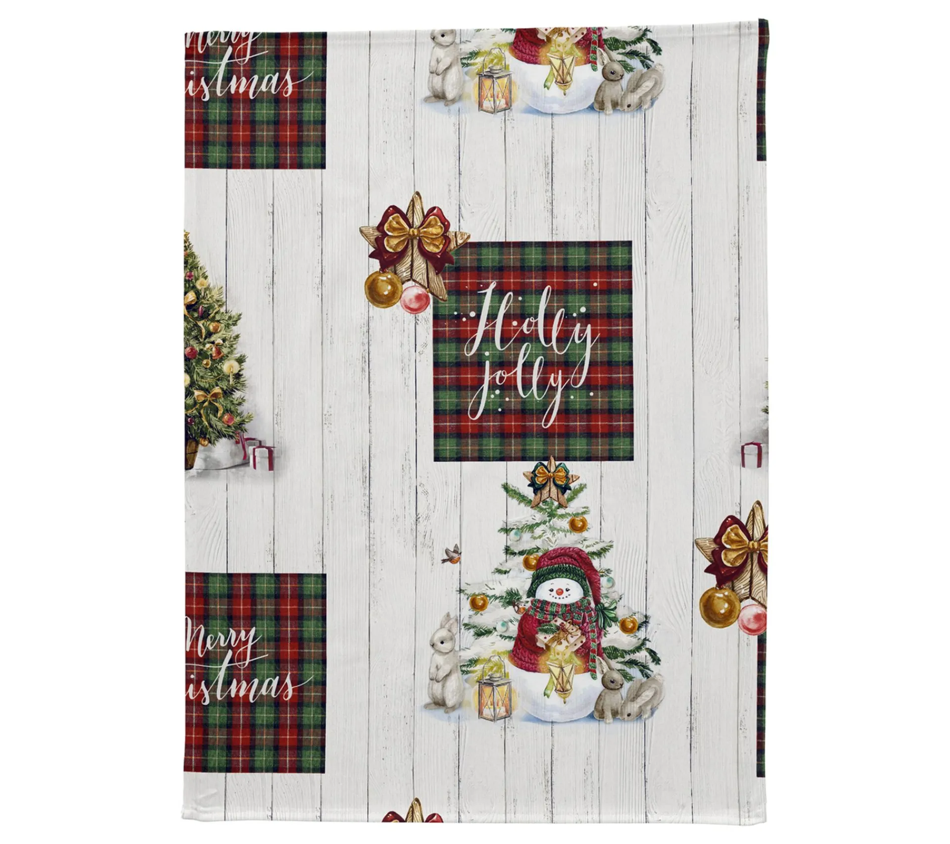 Best Sale NAF NAF Lot De 2 Torchons De Noël Holly Jolly 50X70 Cm