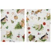 Fashion NAF NAF Lot De 2 Torchons De Noël Puppies 50X70 Cm