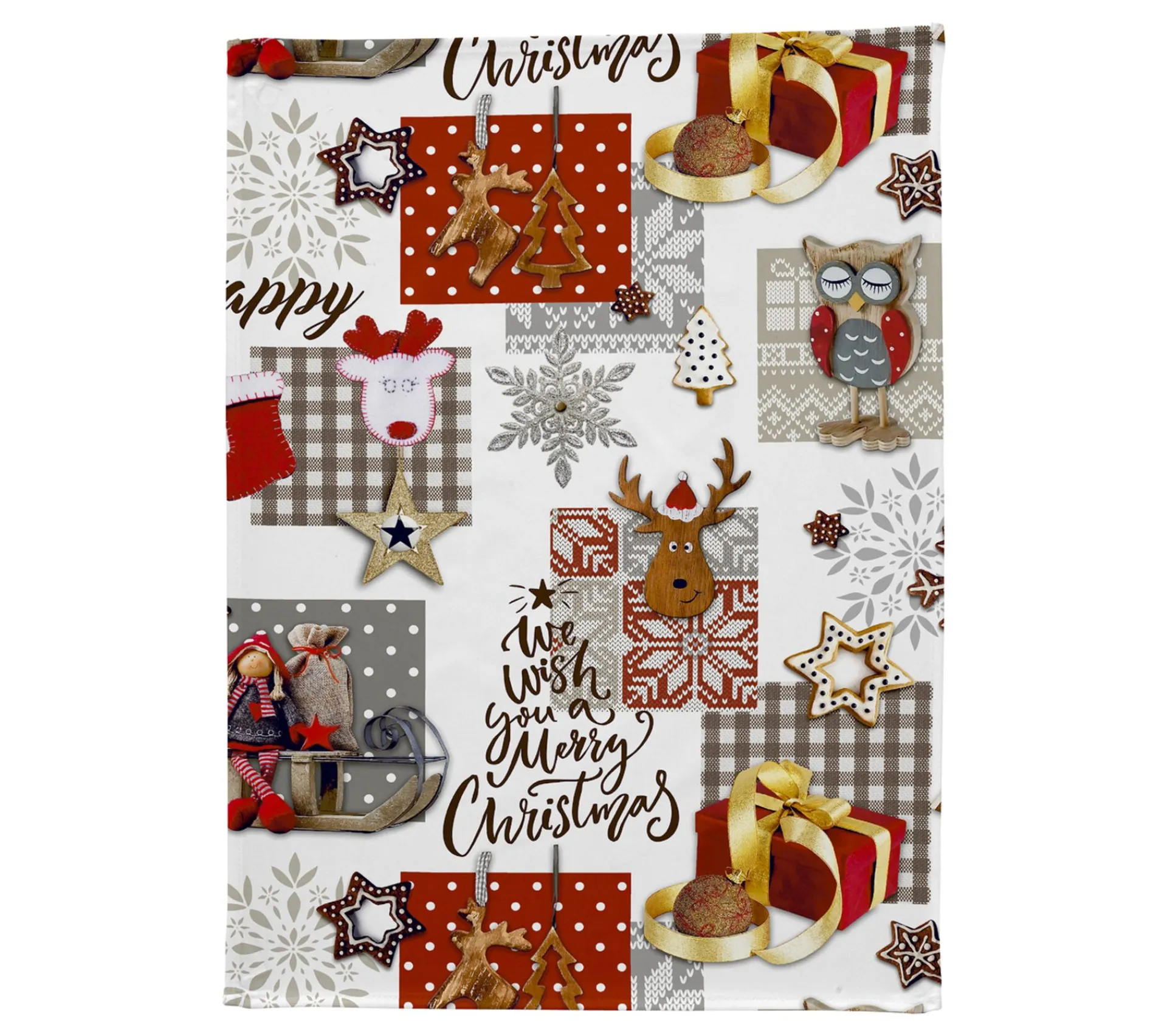 Online NAF NAF Lot De 2 Torchons De Noël Naive 50X70 Cm
